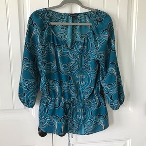 teal womens blouse